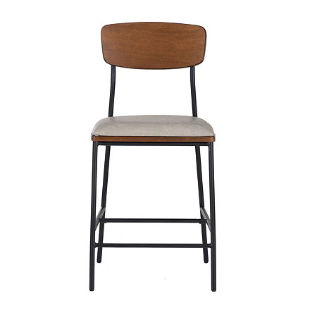 Taplin Counter Height Bar Stool, One Size, White