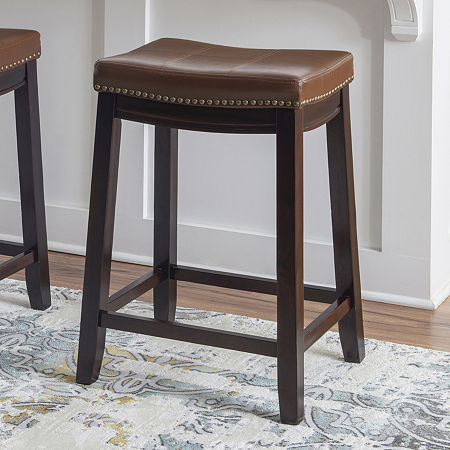 Coovewood Counter Height Bar Stool, One Size, Brown