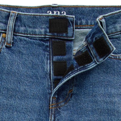 a.n.a Womens High Rise Easy-on + Easy-off Wide Leg Jean