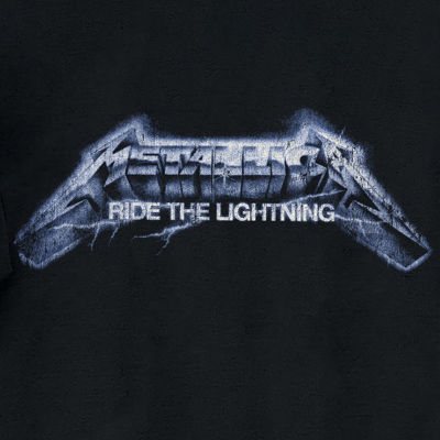 Mens Short Sleeve Metallica Graphic T-Shirt