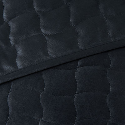 Linery Box-Stitched Dual-Side Velvet Quilt Set