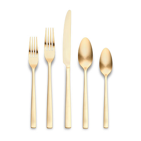 Ornative Lola 20-pc. Flatware Set, One Size, Gold