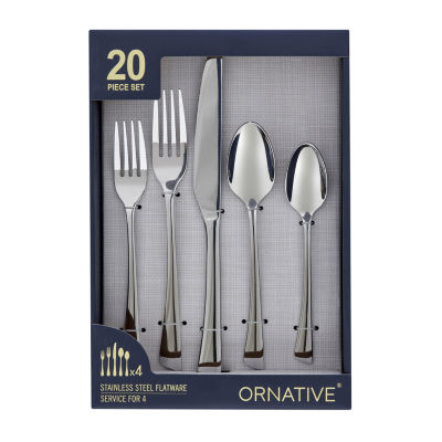 Ornative™ Abril 20-pc. Flatware Set