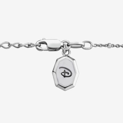 Disney Jewels Collection Womens Diamond Accent Natural White Diamond Sterling Silver Alice in Wonderland Pendant Necklace