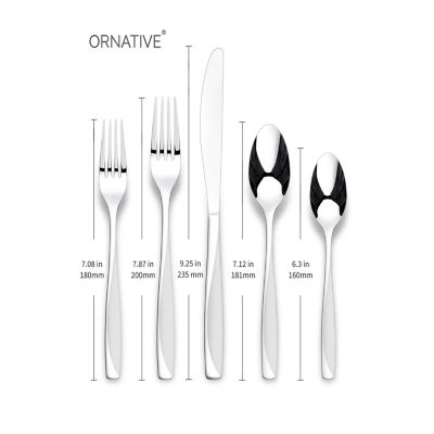 Ornative™ Cian Sand 20-pc. Flatware Set