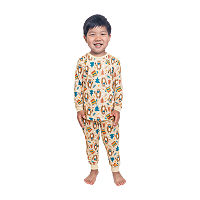 Jammers Kids Toddler Boys 2-pc. Pajama Set, 2t, Beige