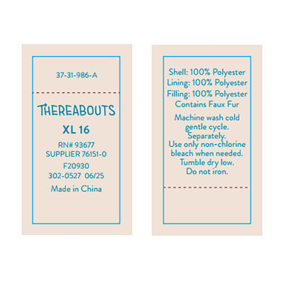 Thereabouts Girls Heavyweight Parka