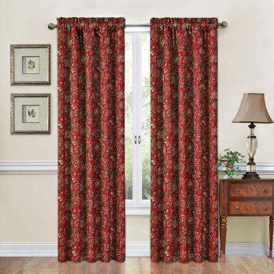 Waverly Navarra Light-Filtering Single Curtain Panel