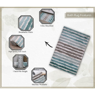 Home Weavers Inc Impression 3-pc. Bath Rug Set