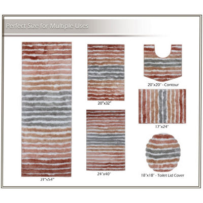 Home Weavers Inc Impression 3-pc. Bath Rug Set