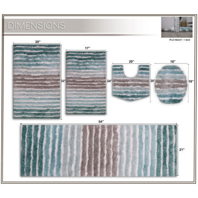 Home Weavers Inc Impression 5-pc. Bath Rug Set