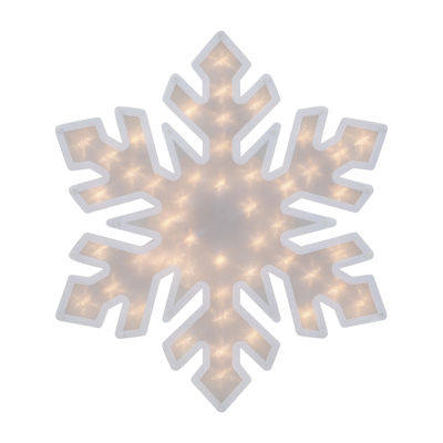 Northlight 20in Prelit Snowflake Christmas Window Decor