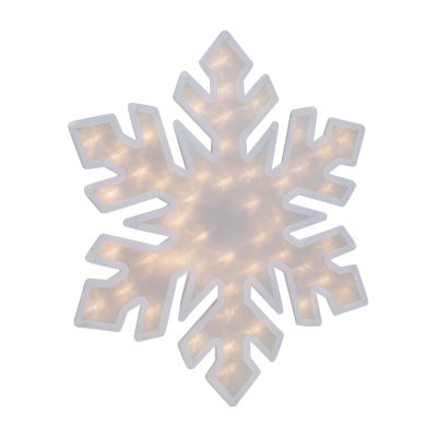 Northlight 20in Prelit Snowflake Christmas Window Decor