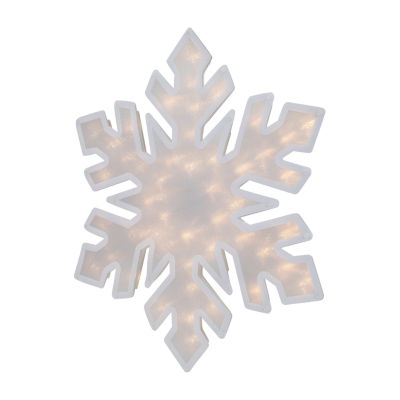 Northlight 20in Prelit Snowflake Christmas Window Decor