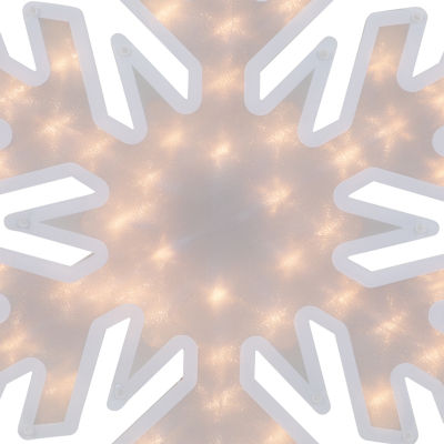 Northlight 20in Prelit Snowflake Christmas Window Decor