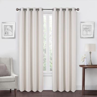 Regal Home Dimensions Solid Grommet Top Energy Saving Blackout Single Curtain Panel