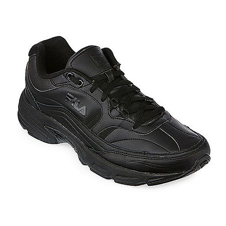 Fila Memory Workshift Mens Slip-Resistant Work Shoes, 7 Medium, Black