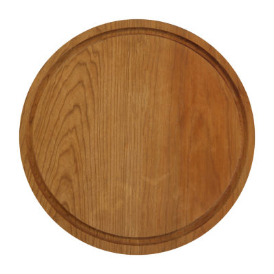 Casual Home 11.5" Round Cherry Wood Cutting Board