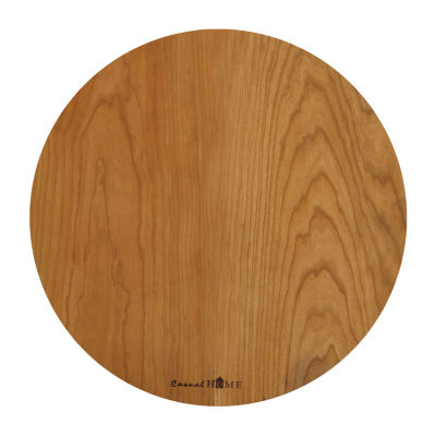 Casual Home 11.5" Round Cherry Wood Cutting Board