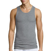 Thereabouts Little & Big Boys 4 Pack Crew Neck Tank, Color: White - JCPenney