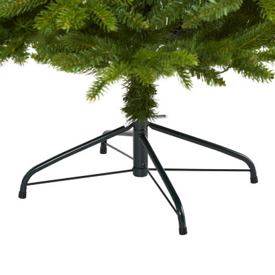 Nearly Natural 6 Foot Natural Look Spruce With 1357 Bendable Branches And 300 Clear Led Lights Pre-Lit Christmas Tree