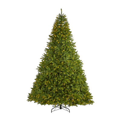 Nearly Natural 9 Foot Natural Look Spruce With 4443 Tips And 1000 Clear Led Lights Pre-Lit Christmas Tree