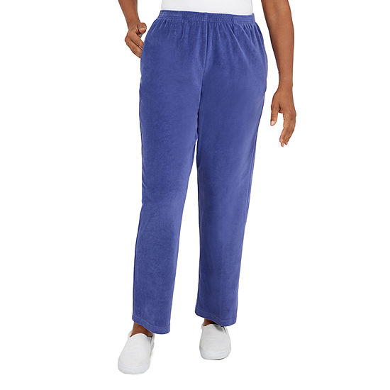 Alfred Dunner The Big Easy Womens Mid Rise Straight Pull-On Pants ...
