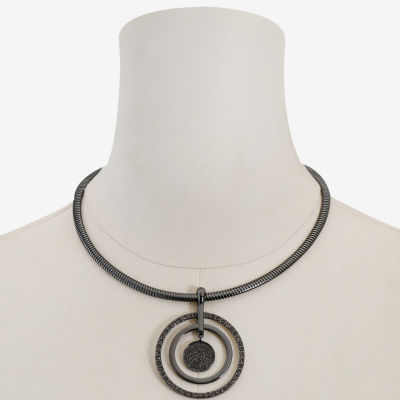 Liz Claiborne Womens Zinc Pendant Necklaces