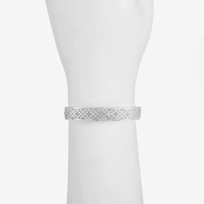 Liz Claiborne Filigree Round Bangle Bracelet