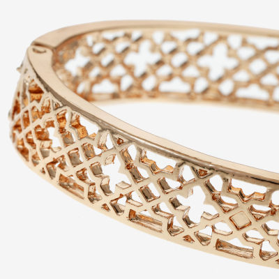 Liz Claiborne Filigree Round Bangle Bracelet