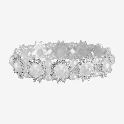 Monet Jewelry Flower Stretch Bracelet