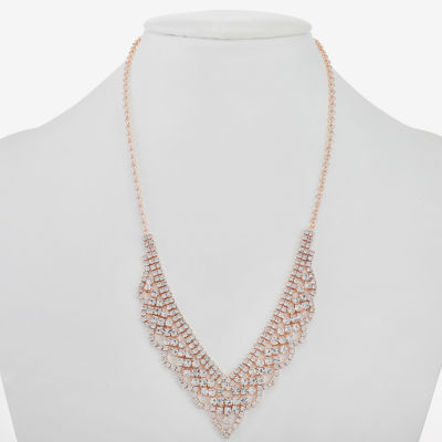 Monet Jewelry Rose Gold 17 Inch Rolo Collar Necklace