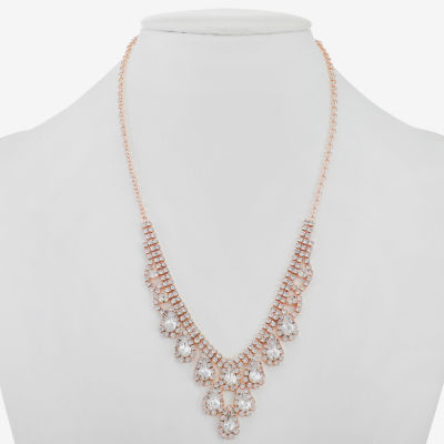 Monet Jewelry Rose Gold 17 Inch Rolo Collar Necklace