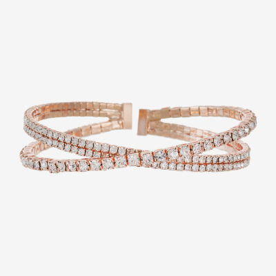 Monet Jewelry Rose Gold Cuff Bracelet