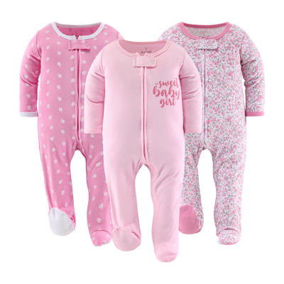 The Peanutshell Floral Love Baby Girls 3-pc. Sleep and Play
