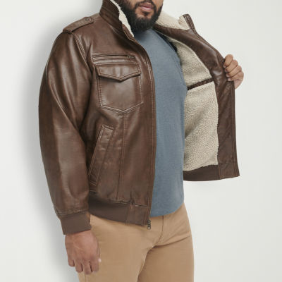 Levi's® Faux Leather Bomber Jacket Big and Tall