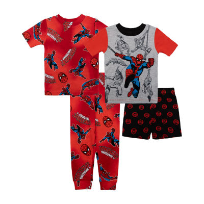 Disney Collection Toddler Boys 4-pc. Spiderman Pajama Set