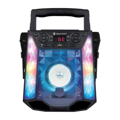 The Singing Machine LED Bluetooth Karaoke Machine Set