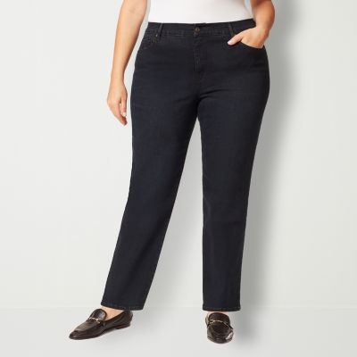 Gloria Vanderbilt® Amanda Classic Plus Women's Straight Leg Jeans