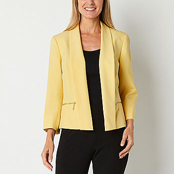Black Label by Evan-Picone Suit Jacket, Color: Pale Yellow - JCPenney