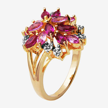 Blossom Ring, Lab-grown Pink Diamond