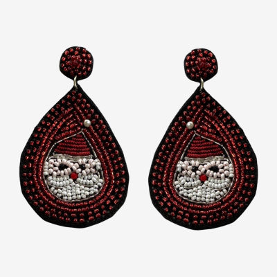 Bijoux Bar Santa Drop Earrings