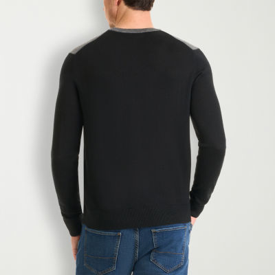 Van Heusen Essential Merino Mens Crew Neck Long Sleeve Pullover Sweater