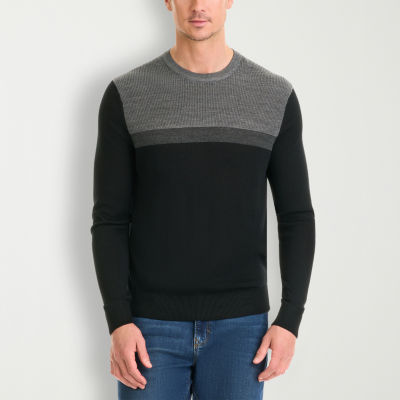 Van Heusen Essential Merino Mens Crew Neck Long Sleeve Pullover Sweater
