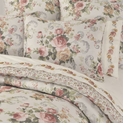 Royal Court Chablis 4-pc. Floral Midweight Comforter Set