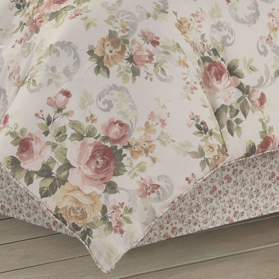 Royal Court Chablis 4-pc. Floral Midweight Comforter Set