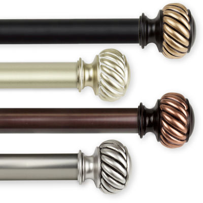 Rod Desyne Baldir 1 IN Adjustable Curtain Rod