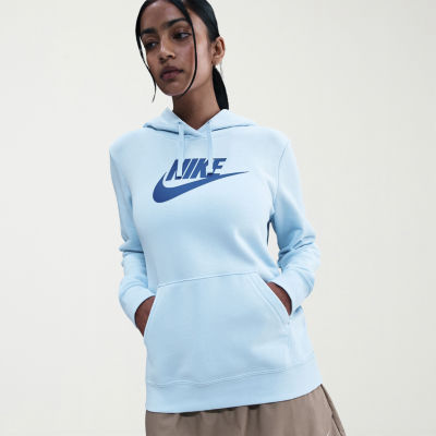Nike Club Womens Long Sleeve Lined Fleece Active Hoodie