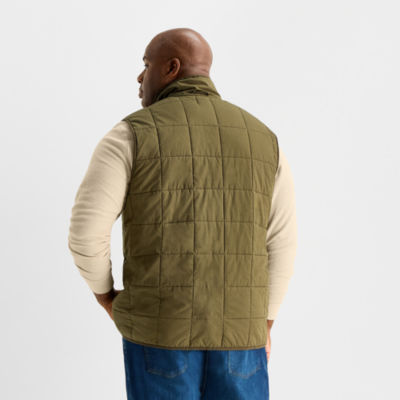 mutual weave Mens Big and Tall Quilted Vest - JCPenney