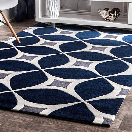 NuLoom Hand Tufted Gabriela Contemporary Rug, One Size, Blue